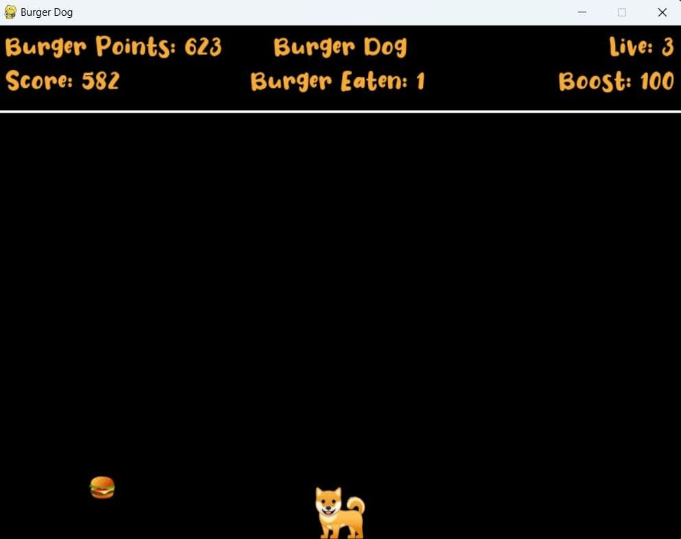 Burger dog